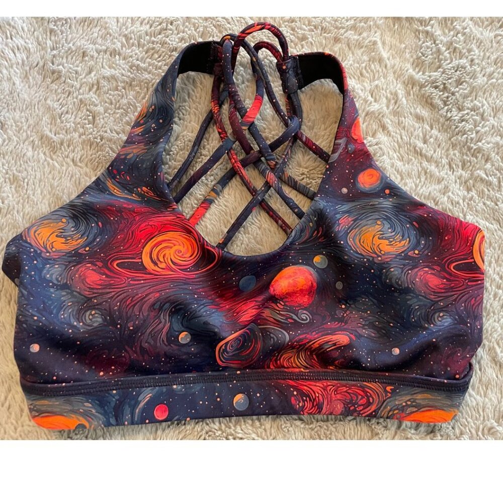 CVG "Intergalactic" Butterfly Back Sports Bra (S)